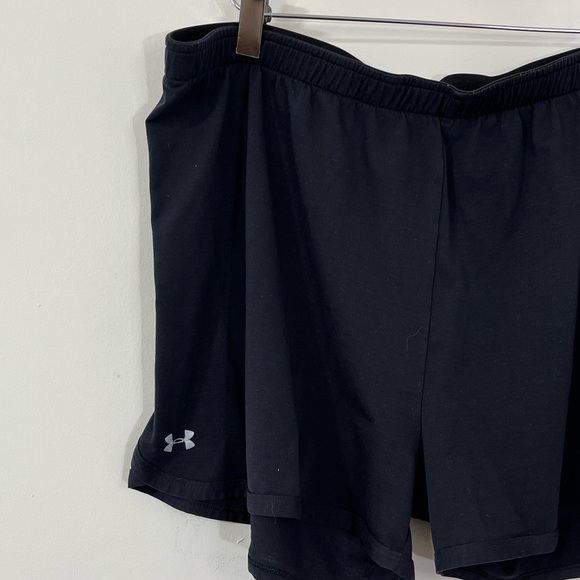 Under Armour Black Printed UA Waistband Athletic Shorts - Picture 2 of 6